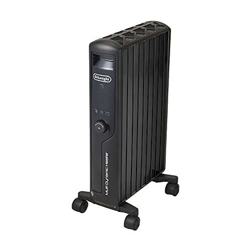 【中古】 De'Longhi (デロンギ) マルチダイナミックヒーター MDHU12-PB 電気ヒーター ゼロ風暖房 節電 直感操作クリックノブ リモコン付