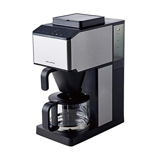 【中古】 シルバー レコルト コーン式全自動コーヒーメーカー RCD-1 recolte Grind ＆ Brew Coffee Maker (シルバー)