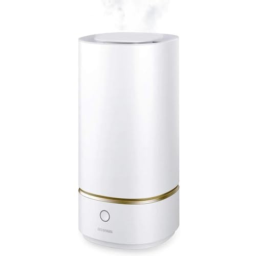 【中古】 2020年モデル アイリスオーヤマ 加湿器 超音波式 加湿量 230ml タンク容量 3L 畳 13時間連続加湿 上から給水 小型 卓上 デスク用 UTK-230-W ホワイトの通販は