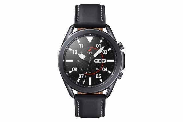 【中古】 ブラック_45mm_ステンレス Galaxy Watch3 45mm Stainless/ 心拍計 ブラック [Galaxy純正 国内正規品]SM-R840NZKAXJP