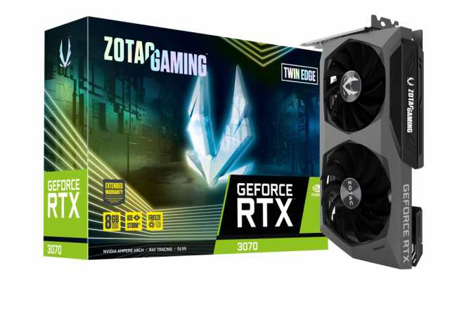 【中古】 ZOTAC GAMING GeForce RTX 3070 Twin Edge グラフィックスボード ZT-A30700E-10P VD7351