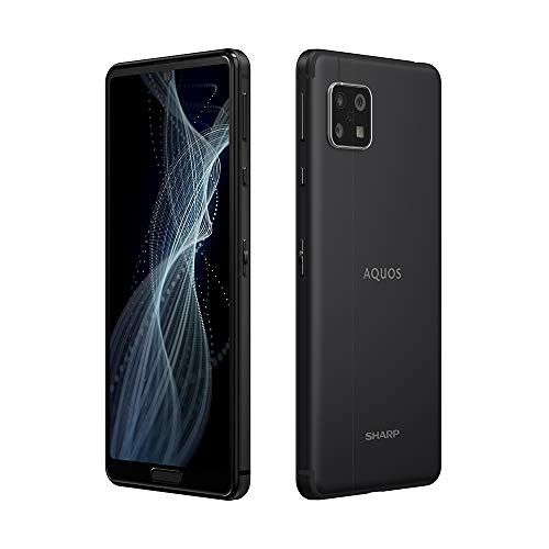 【中古】 ブラック_単品 SHARP SIMフリースマホ AQUOS sense4 ブラック