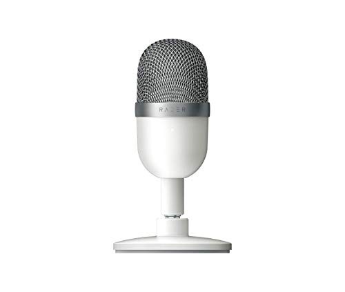【中古】 小型コンデンサーマイク (ホワイト) Razer Seiren Mini コンデンサーマイク 超コンパクト設計 ゲーミングマイク USB マイク 配信用 単一指向性 クリアサウンド Mercury White 【日本品】 RZ19-03450300-R3M1の通販は