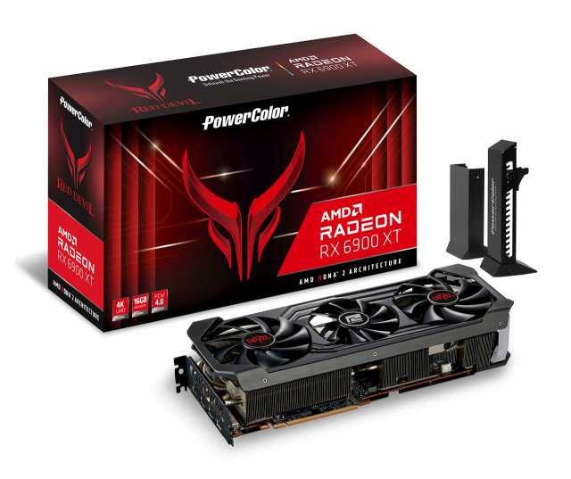 【中古】 Power Color AMD Radeon RX6900XT搭載 グラフィックボード GDDR6 16GB 【国内品】 AXRX 6900XT 16GBD6-3DHE/OC