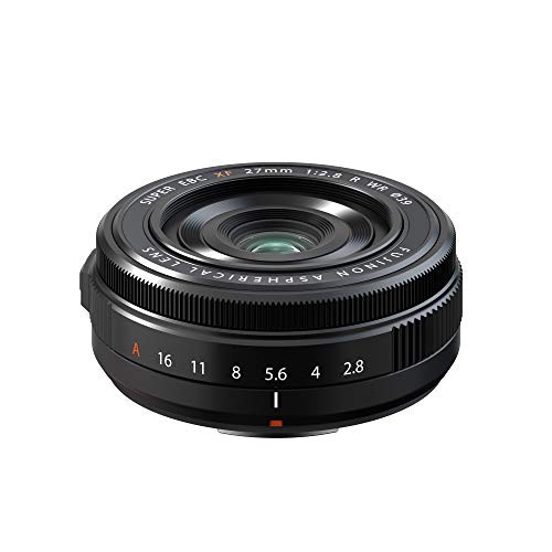 【中古】 ブラック_XF27mmF2.8 R WR_レンズ単品 富士フイルム(FUJIFILM) X 交換レンズ フジノン 単焦点 パンケーキ 27mm F2.8 防塵防滴耐