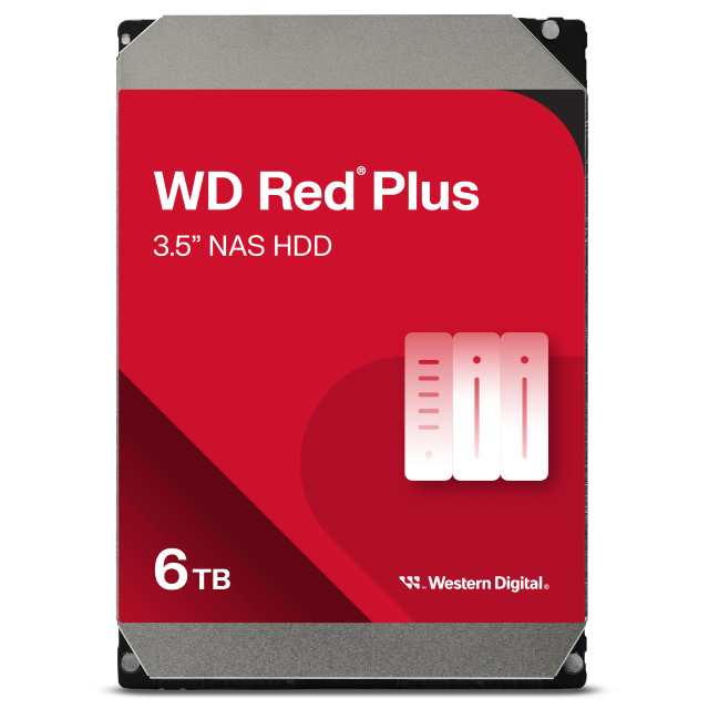 【中古】 Western Digital WD60EFZX 6TB SATA600 WD Red Plus NAS HDD シリーズ 【国内品】