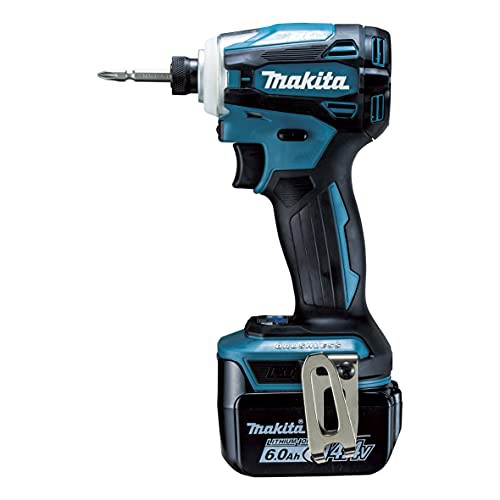 【中古】 マキタ(Makita) 充電式インパクトドライバ（青）14.4V6Ah バッテリ2本・充電器・ケース付 TD162DRGX