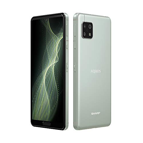 【中古】 オリーブシルバー_単品 SHARP SIMフリースマホ AQUOS sense5G オリーブシルバー