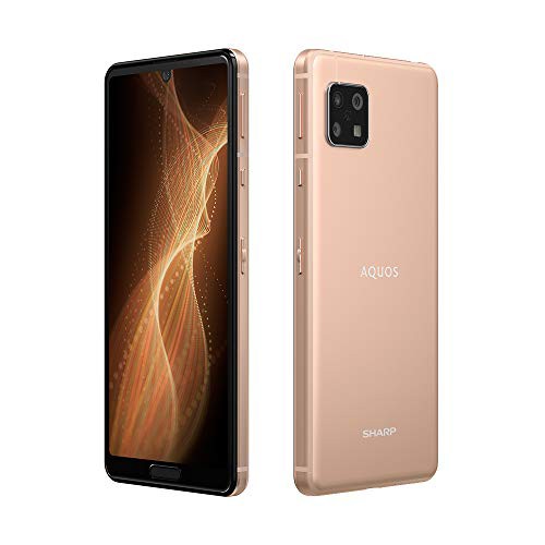 【中古】 ライトカッパー_単品 SHARP SIMフリースマホ AQUOS sense5G ライトカッパー