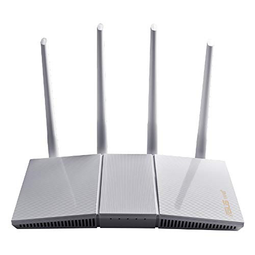 【中古】 1.Wi-Fi6 コスパモデル(白) ASUSTek WiFi 無線 ルーター WiFi6 1201+574Mbps デュアルバンド RT-AX55/W メッシュ機能付 3階建 /