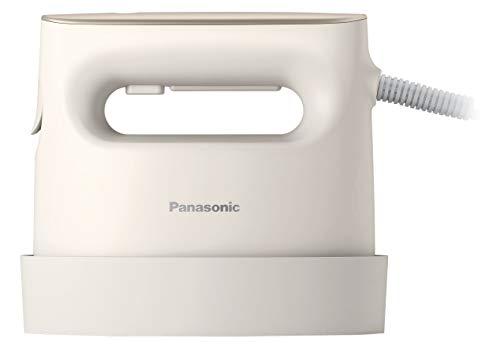 【中古】 ベージュ パナソニック 衣類スチーマー 360°スチーム 大容量タイプ ベージュ NI-CFS770-C
