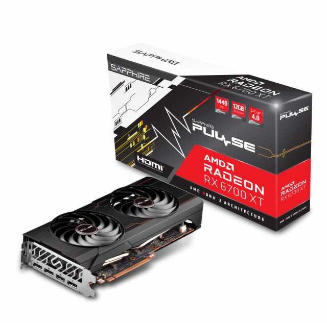 【中古】 RX 6700 XT PULSE Sapphire PULSE Radeon RX 6700 XT グラフィックスボード 11306-02-20G VD7607