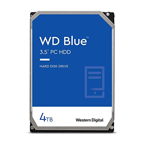 【中古】 ブルー_4TB_5400-5640回転 Western Digital ウエスタンデジタル WD Blue 内蔵 HDD ハードディスク 4TB SMR 3.5インチ SATA 5400