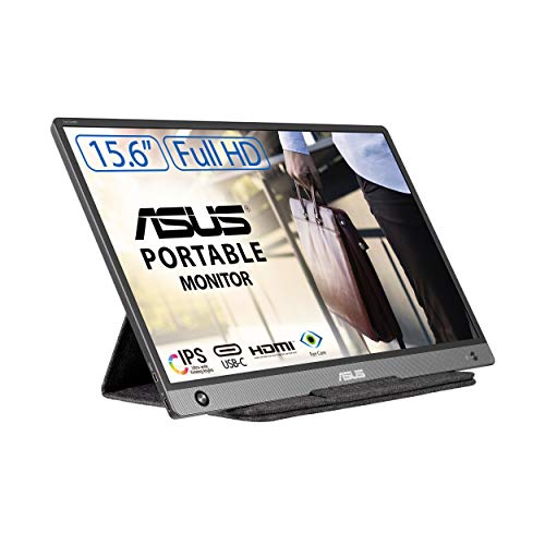 【中古】 ASUS MB16AH モバイルモニター モバイルディスプレイ 15.6インチ/IPS/フルHD/PS4・Switch・PC・スマホ対応/薄さ9mm・軽量730g/USB-C・HDMI/スピーカー/の通販は 26,014円
