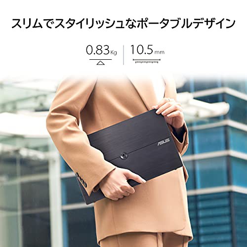 【中古】 ASUS MB16ACV モバイルモニター モバイルディスプレイ 15.6インチ/IPS/フルHD/USB-C/抗菌加工/薄さ10.5mm・軽量830g/ブルーライ