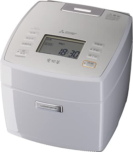 【中古】 2)リーズナブル / 5.5合 三菱電機(MITSUBISHI ELECTRIC) 炊飯器 5.5合 IH式 日本製 備長炭炭炊釜 お手入れ簡単 芳潤炊き 淡雲 N