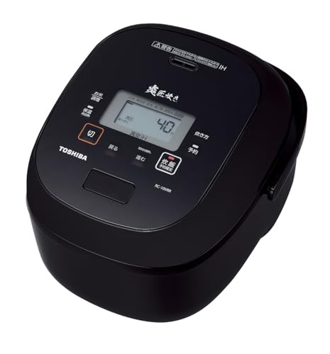 【中古】 3.【IH+真空】5.5合/ブラック 東芝(TOSHIBA) 炊飯器5.5合 真空IH rice cooker 日本製 真空保温白米40時間RC-10VRR(K)