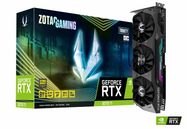 【中古】 ZOTAC GAMING GeForce RTX 3070 Ti Trinity OC グラフィックスボード ZT-A30710J-10P VD7769