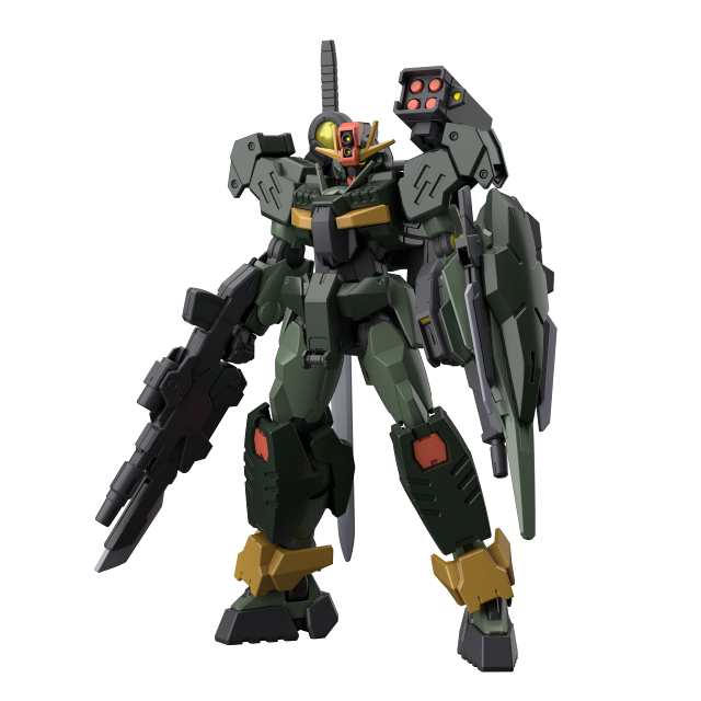 【中古】 BANDAI SPIRITS HG ガンダムブレイカーバトローグ ガンダムダブルオーコマンドクアンタ 1/144スケール 色分け済みプラモデル 19