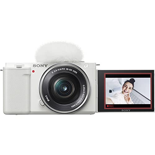 【中古】 パワーズームレンズキット(レンズ1本)_単品_ホワイト ソニー(SONY) Vlog用カメラ レンズ交換式VLOGCAM APS-C ミラーレス一眼カ