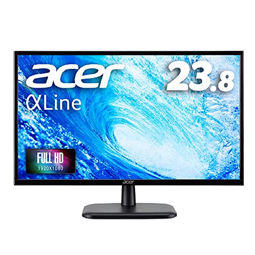 【中古】 Acer モニター EK240YCbi 23.8インチ VA 非光沢 フルHD 5ms(GTG)75Hz HDMI AMD FreeSync 広い視野角178° フリッカーレス ブルーライト軽減 25,252円