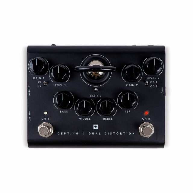 【中古】 Blackstar ブラックスター ギターエフェクター デュアル ディストーション DEPT.10 DUAL DISTORTION 三極真空管 ECC83 使用