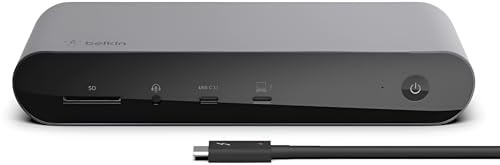 【中古】 【VGP 2022受賞】Belkin CONNECT Pro 12-in-1 Thunderbolt 4 Dock ドッキングステーション M1 Pro/Max MacBook Pro / M1 iPad P