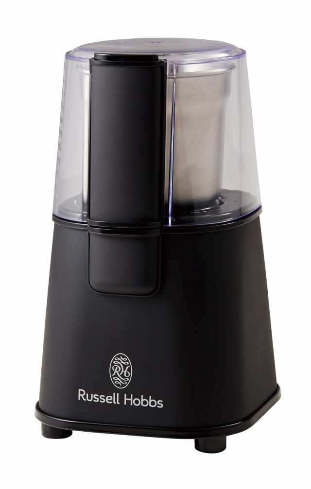 【中古】 3ヶ月延長_マットブラック 【公式】 Russell Hobbs ラッセルホブス 7660JP-BK コーヒーグラインダー ブラック 3ヶ月延長 電動ミ