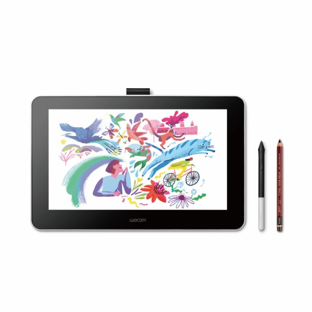 【中古】 ワコム 13.3インチ 液晶ペンタブレット 液タブ Wacom One スターターパック ACK44628D ホワイト