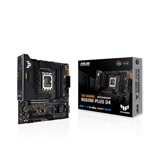 【中古】 1. MB 単品 ASUS INTEL 第12世代 CPU ( LGA1700 ) 対応 B660 チップセット mATX マザーボード TUF GAMING B660M-PLUS D4 【 国