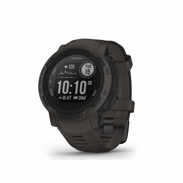 【中古】 Graphite_Instinct 2(直径45m) ガーミン(GARMIN) Instinct 2 Graphite 直径45mm Suica対応 タフネスアウトドア GPS ウォッチ 【