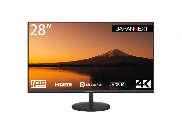 【中古】 JAPANNEXT 28型 IPS 4K液晶モニター JN-I28UR HDR対応 HDMI DP sRGB99%