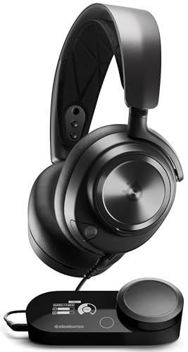 【中古】 ブラック_有線版_単品 SteelSeries ゲーミングヘッドセット ヘッドホン Arctis Nova Pro 軽量 有線 密閉型 ハイレゾ PC PS5 PS4