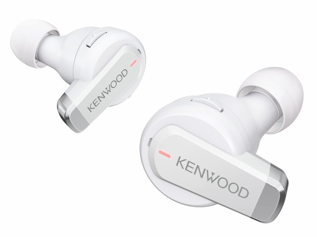 【中古】 ホワイト JVCケンウッド KENWOOD KH-BIZ70T ワイヤレスイヤホン 本体質量4.6g(片耳) 最大21時間再生 Bluetooth Ver5.2 KH-BIZ70