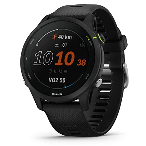 【中古】 ブラック_ミュージック対応モデル ガーミン(GARMIN) Forerunner 255 Music ランニングウォッチ Black【日本正規品】 バンドサイ