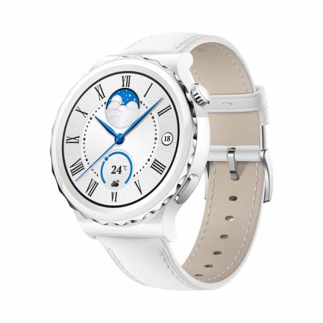 【中古】 43mm クラシックモデル_単品 HUAWEI WATCH GT 3 Pro 43mm スマートウォッチ クラシックモデル シルバー iOS/Android対応