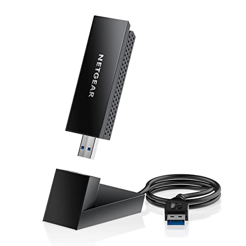 【中古】 ネットギア NETGEAR WiFi 6E 6GHz対応 無線LAN 子機 アダプター AXE3000 USB 3.0 対応 パソコン対応 トライバンド A8000 メーカ