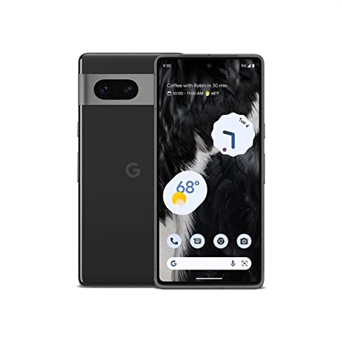 【中古】 Google Pixel 7-5G Android Phone - Unlocked Smartphone with Wide Angle Lens and 24-Hour Battery - 128GB - Obsidian