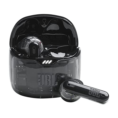 【中古】 ブラック JBL TUNE FLEX GHOST ワイヤレスイヤホン bluetooth 2ウェイ装着/ノイズキャンセリング/IPX4/ブラック/JBLTFLEXGBLKの通販は