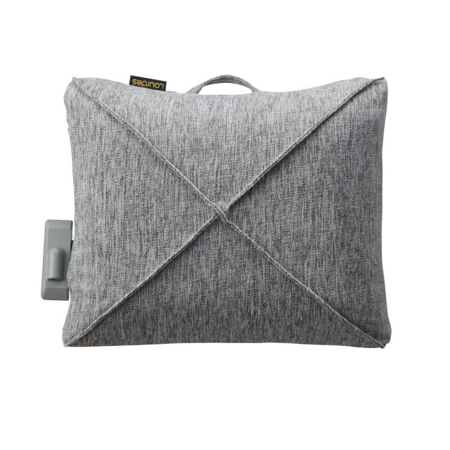 【中古】 ATEX アテックス ルルド マッサージクッション 首 腰 肩 背中 プレミアム マッサージクッション 3Dもみ ライトグレー AX-HCL320lgの通販は 21,141円