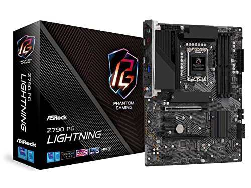 【中古】 単品 ASRock マザーボード Z790 PG Lightning Intel 第12世代 ・ 13世代 CPU ( LGA1700 )対応 Z790チップセット DDR5 ATX マザ