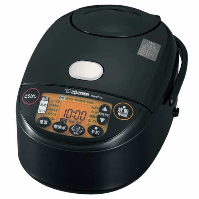 【中古】 ZOJIRUSHI 象印 IH炊飯ジャー (5.5合炊き) 極め炊き ブラック NW-VD10-BA