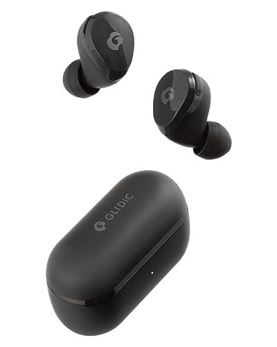 【中古】 ブラック_約17（W）×23（D）×22（H）mm 【VGP2023 SUMMER 受賞】 GLIDiC TW-5200 / 完全ワイヤレスイヤホン/Hybrid ANC搭載/低音重視モード/極上のフィット感/カナルワークス監修/イヤホンを探す/通話用のノイズリダクション機能/低遅延モード/生活防水/防滴 / 連の通販は