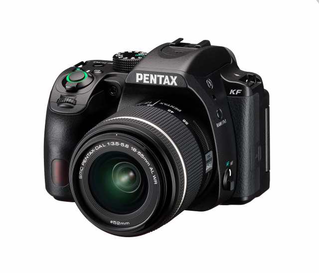 【中古】 ブラック_レンズキット_PENTAX KF【最新モデル】 ペンタックス PENTAX KF レンズキット【DAL18-55mm WR】 ブラック APS-Cデジタ