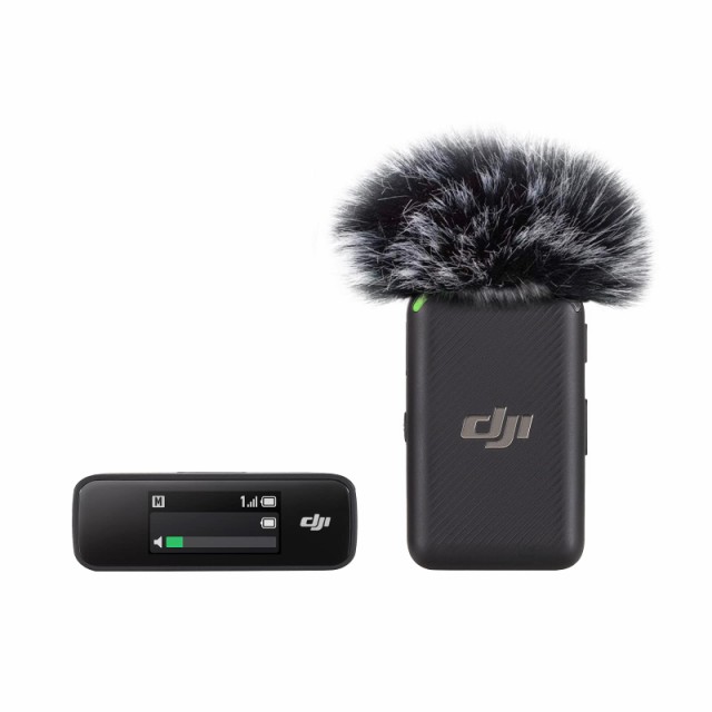 【中古】 トランスミッター×1 + レシーバー×1 DJI Mic（トランスミッター×1 + レシーバー×1） ワイヤレスラベリアマイク 伝送距離250