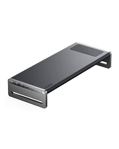 【中古】 Anker 675 USB-C ドッキングステーション (12-in-1， Monitor Stand， Wireless) モニタースタンド ワイヤレス充電 100W USB PD