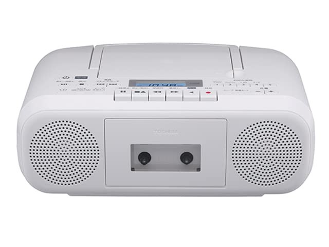 【中古】 東芝(TOSHIBA) CDラジオカセットレコーダー (ホワイト) TY-CDS8(W)