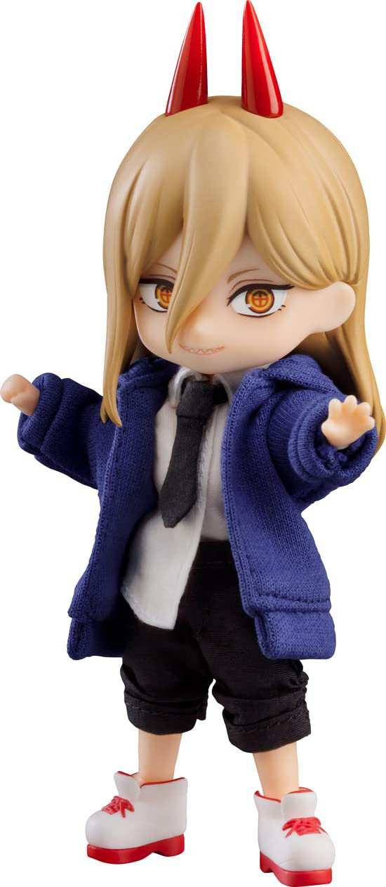【中古】 本体+おようふく ねんどろいどどーる チェンソーマン パワー ノンスケール 布＆磁石＆プラスチック製 塗装済み可動フィギュアの通販は