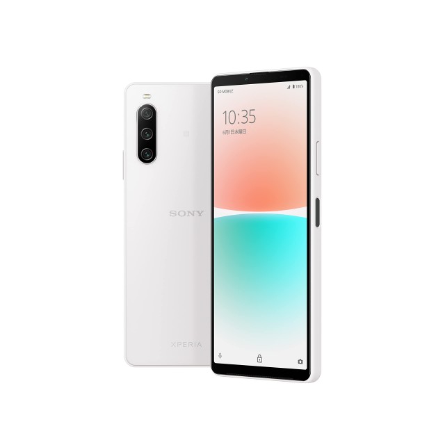 【中古】 ホワイト_単品 ソニー Xperia10IV / SIMフリースマホ / 【日本品】 /おサイフケータイ/防水/防塵/SnapdragonR 695 5G / ストレ