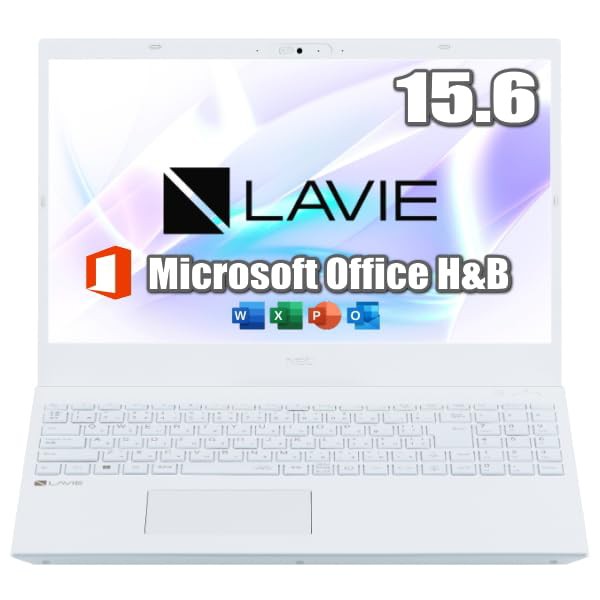 【中古】 【MS Office Home ＆ Business 搭載】NEC LAVIE Smart N15 Windows11 Celeron 8GB SSD 256GB DVDスーパーマルチ Wi-Fi6E 高速無